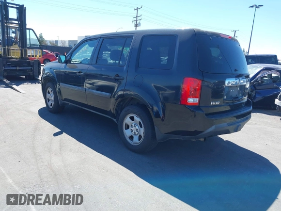 2015 Honda Pilot LX with VIN 5FNYF3H25FB016469, listed as a IAAI auction lot 41760874 with 188,837 mi miles and . Bid and sale history available at carsss.com. Image 3.