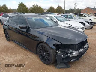 2019 BMW 5 Series M550i xDrive with VIN WBAJB9C56KB464957, listed as a IAAI auction lot 41729334 with Not provided miles and . Bid and sale history available at DreamBid. Image 1.