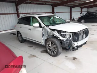 2015 Infiniti QX60 z VIN 5N1AL0MM3FC510791, wystawiony jako IAAI lot #42225199 z przebiegiem 97 588 mil mil oraz . Historia ofert i sprzedaży dostępna na DreamBid. Obrazek 1.