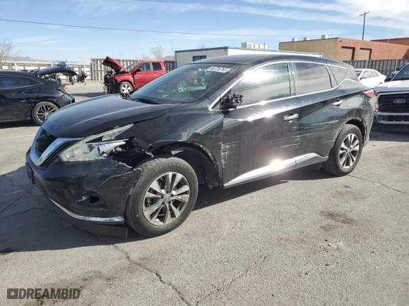 2015 Nissan Murano S with VIN 5N1AZ2MG1FN255566, listed as a Copart auction lot 46736765 with 134,417 mi miles and Salvage Title. Bid and sale history available at carsss.com. Image 1.