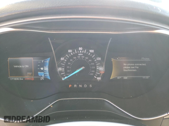 2017 Ford Fusion SE with VIN 3FA6P0HD9HR410164, listed as a Copart auction lot 48399565 with 71,608 mi miles and Salvage Title. Bid and sale history available at DreamBid. Image 9.