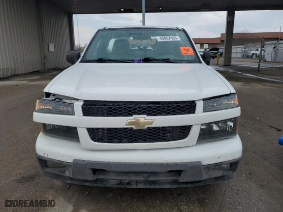 2012 Chevrolet Colorado Work Truck with VIN 1GCCSBFE4C8116622, listed as a Copart auction lot 50957455 with 0 mi miles and Salvage Title. Bid and sale history available at carsss.com. Image 5.