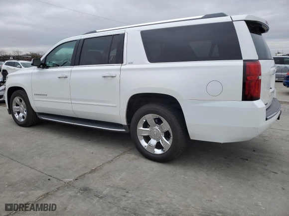 2016 Chevrolet Suburban LTZ with VIN 1GNSKJKC2GR347343, listed as a Copart auction lot 43932555 with 150,628 mi miles and Salvage Title. Bid and sale history available at carsss.com. Image 2.