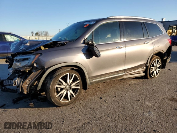 2020 Honda Pilot Touring 8-Passenger with VIN 5FNYF5H98LB007964, listed as a Copart auction lot 88583315 with 83,786 mi miles and Salvage Title. Bid and sale history available at DreamBid. Image 1.