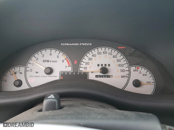 2003 Pontiac Grand Prix GT with VIN 1G2WP52K43F125445, listed as a Copart auction lot 41481305 with 157,427 mi miles and Salvage Title. Bid and sale history available at carsss.com. Image 9.