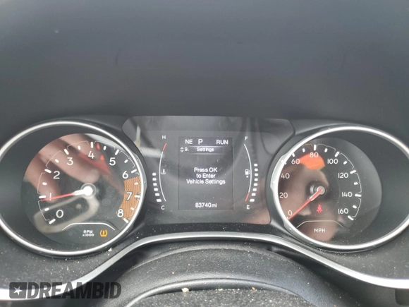 2021 Jeep Compass Latitude z VIN 3C4NJCBB4MT604629, wystawiony jako Copart lot #54324715 z przebiegiem 83 740 mil mil oraz Szkoda całkowita • Salvage title. Historia ofert i sprzedaży dostępna na DreamBid. Obrazek 9.