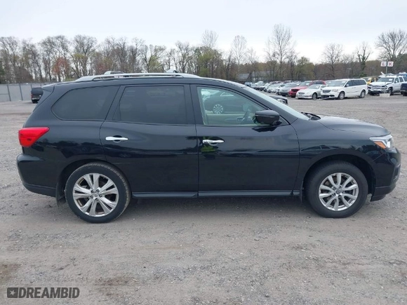 2018 Nissan Pathfinder S with VIN 5N1DR2MM2JC651738, listed as a IAAI auction lot 42021399 with 126,083 mi miles. Bid and sale history available at carsss.com. Image 13.