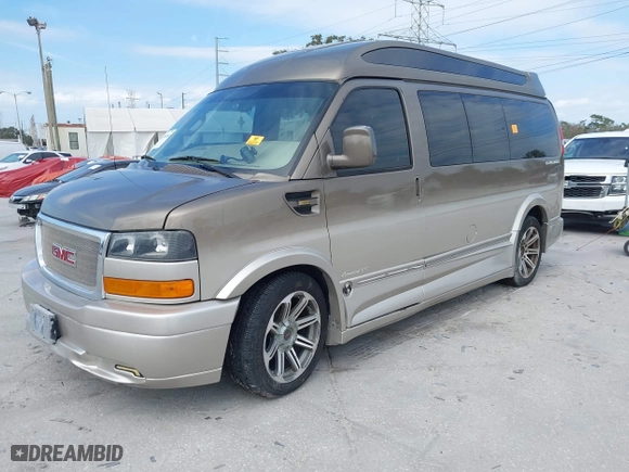 2017 GMC Savana Cargo Van with VIN 1GTW7AFG8H1120201, listed as a IAAI auction lot 41596866 with 1 mi miles. Bid and sale history available at carsss.com. Image 17.