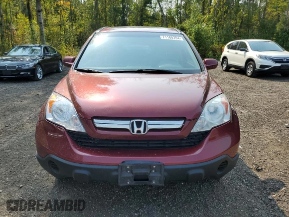 2008 Honda CR-V EX-L with VIN 5J6RE48748L807191, listed as a Copart auction lot 71180704 with 183,001 mi miles and Clean Title. Bid and sale history available at carsss.com. Image 5.
