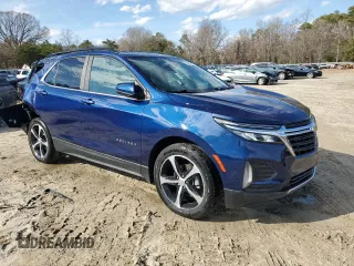 2022 Chevrolet Equinox LT with VIN 3GNAXKEV4NL228648, listed as a Copart auction lot 50583695 with 34,772 mi miles and Salvage Title. Bid and sale history available at DreamBid. Image 4.