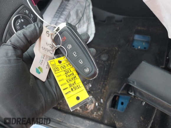 2017 Ford Escape Titanium with VIN 1FMCU0JD3HUE35131, listed as a IAAI auction lot 42062019 with 108,470 mi miles and . Bid and sale history available at DreamBid. Image 11.
