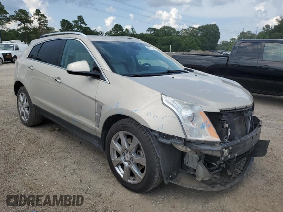 2012 Cadillac SRX Performance Collection with VIN 3GYFNBE34CS608427, listed as a Copart auction lot 62755945 with 139,331 mi miles and Salvage title. Bid and sale history available at DreamBid. Image 4.