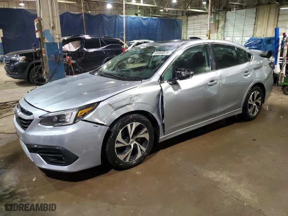 2021 Subaru Legacy Premium with VIN 4S3BWAF66M3020900, listed as a Copart auction lot 85868874 with 51133 miles and Salvage Title. Bid and sale history available at carsss.com. Image 1.