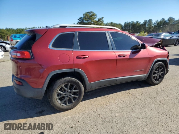 2015 Jeep Cherokee Latitude with VIN 1C4PJLCB5FW695592, listed as a Copart auction lot 50297695 with 108,091 mi miles and Salvage Title. Bid and sale history available at DreamBid. Image 3.