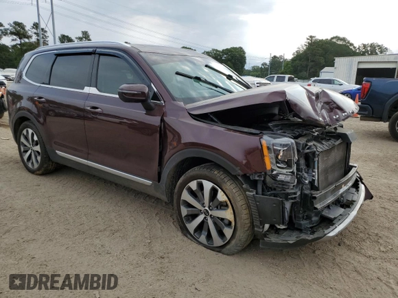 2020 Kia Telluride EX with VIN 5XYP34HC2LG065510, listed as a Copart auction lot 57177175 with 134,675 mi miles and Salvage title. Bid and sale history available at DreamBid. Image 4.