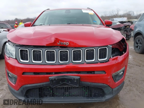 2017 Jeep Compass Latitude with VIN 3C4NJCBB4HT653125, listed as a IAAI auction lot 42006468 with Not provided miles and . Bid and sale history available at DreamBid. Image 6.