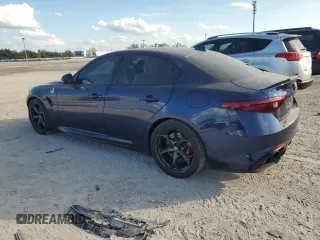 2017 Alfa Romeo Giulia with VIN ZARFAEAV8H7520339, listed as a Copart auction lot 44591745 with 70,994 mi miles and Salvage title. Bid and sale history available at DreamBid. Image 2.