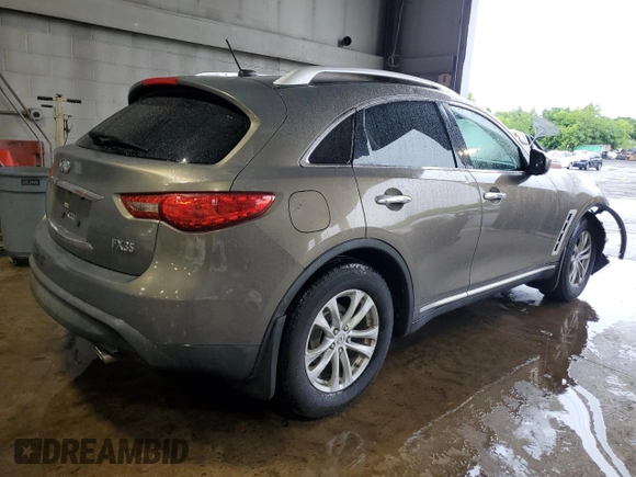 2009 Infiniti FX with VIN JNRAS18W99M156816, listed as a Copart auction lot 57883055 with 165,808 mi miles and Salvage title. Bid and sale history available at DreamBid. Image 3.