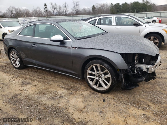2021 Audi S5 Coupe Prestige with VIN WAUR4AF57MA063260, listed as a Copart auction lot 38559524 with 32,883 mi miles. Bid and sale history available at carsss.com. Image 4.