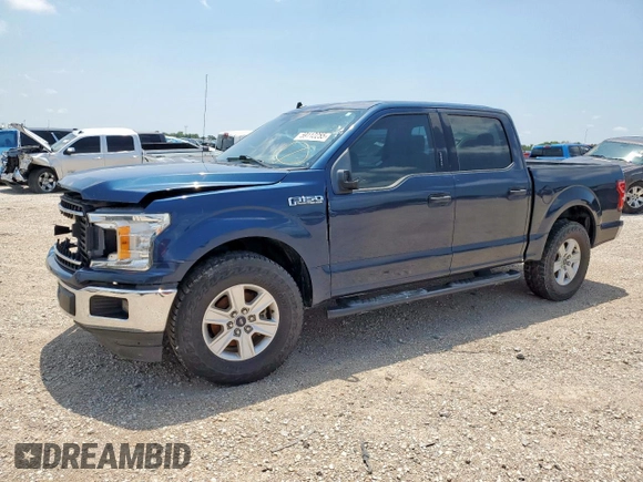2019 Ford F-150 XL with VIN 1FTEW1CB4KKE21508, listed as a Copart auction lot 59112255 with 131,370 mi miles and Salvage title. Bid and sale history available at DreamBid. Image 1.