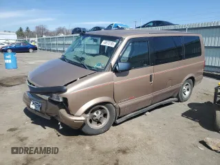 1998 Chevrolet Astro with VIN 1GNEL19W7WB182424, listed as a Copart auction lot 49575185 with 131,741 mi miles and Salvage Title. Bid and sale history available at carsss.com. Image 1.