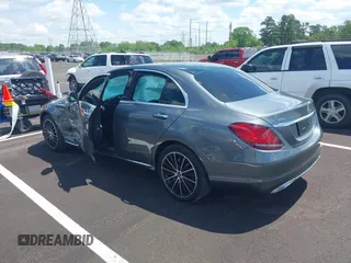 2021 Mercedes-Benz C 300 with VIN W1KWF8DBXMR645829, listed as a IAAI auction lot 42093092 with 25,768 mi miles and . Bid and sale history available at carsss.com. Image 3.