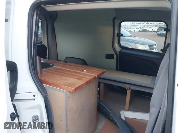 2021 Ram ProMaster City Cargo Tradesman with VIN ZFBHRFABXM6T84886, listed as a IAAI auction lot 41980016 with 45,279 mi miles and . Bid and sale history available at DreamBid. Image 8.