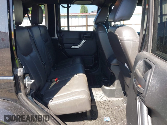 2016 Jeep Wrangler Unlimited Sahara with VIN 1C4BJWEG7GL250357, listed as a IAAI auction lot 42665881 with 102,168 mi miles and . Bid and sale history available at DreamBid. Image 8.