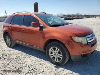 2007 Ford Edge SEL with VIN 2FMDK38C07BA78259, listed as a Copart auction lot 48955675 with 193,868 mi miles and Salvage Title. Bid and sale history available at carsss.com. Image 4.
