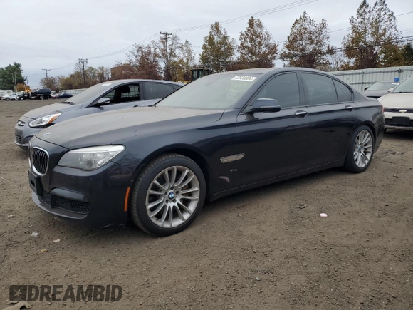 2014 BMW 7 Series 750i xDrive with VIN WBAYB6C52ED224729, listed as a Copart auction lot 77781224 with 0 mi miles and Salvage Title. Bid and sale history available at carsss.com. Image 1.