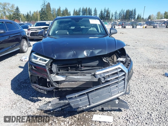 2018 Audi Q5 Premium Plus with VIN WA1BNAFY9J2125799, listed as a IAAI auction lot 42035992 with 59,403 mi miles. Bid and sale history available at carsss.com. Image 12.