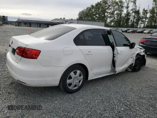 2013 Volkswagen Jetta S with VIN 3VW2K7AJ4DM383217, listed as a Copart auction lot 61620015 with 108,043 mi miles and Salvage title. Bid and sale history available at DreamBid. Image 3.