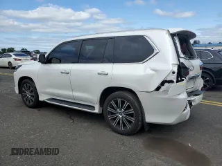 2019 Lexus LX with VIN JTJHY7AXXK4297982, listed as a Copart auction lot 63060284 with 0 mi miles and Salvage Title. Bid and sale history available at carsss.com. Image 2.