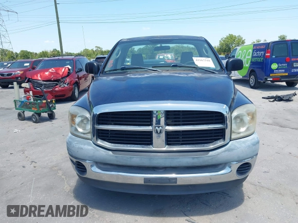 2007 Dodge 1500 ST with VIN 1D7HA16K57J625857, listed as a IAAI auction lot 42167518 with 103,880 mi miles. Bid and sale history available at carsss.com. Image 6.