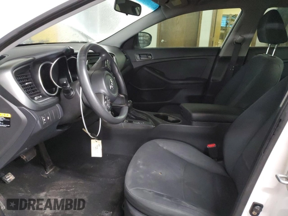 2015 Kia Optima LX with VIN KNAGM4A75F5640302, listed as a Copart auction lot 43641325 with 95,606 mi miles and Salvage Title. Bid and sale history available at DreamBid. Image 7.