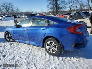 2017 Honda Civic Sedan LX with VIN 19XFC2F50HE027539, listed as a Copart auction lot 88356585 with 126,259 mi miles and Salvage Title. Bid and sale history available at carsss.com. Image 2.