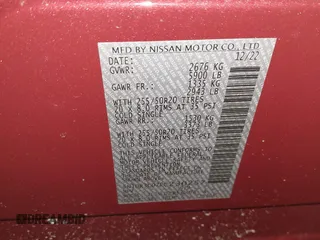 2023 Nissan Pathfinder SL with VIN 5N1DR3CD7PC230257, listed as a IAAI auction lot 41403340 with 22,698 mi miles and . Bid and sale history available at DreamBid. Image 9.
