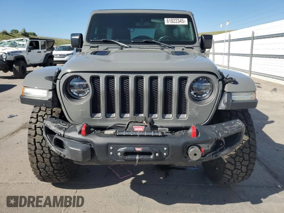 2020 Jeep Wrangler Unlimited Rubicon z VIN 1C4HJXFN1LW197533, wystawiony jako Copart lot #61822345 z przebiegiem 42 522 mil mil oraz Szkoda całkowita • Salvage title. Historia ofert i sprzedaży dostępna na DreamBid. Obrazek 5.