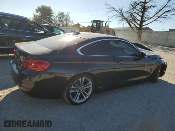 2019 BMW 4 Series 430i with VIN WBA4W3C56KAF92378, listed as a Copart auction lot 77794134 with 53,064 mi miles and Salvage Title. Bid and sale history available at carsss.com. Image 3.
