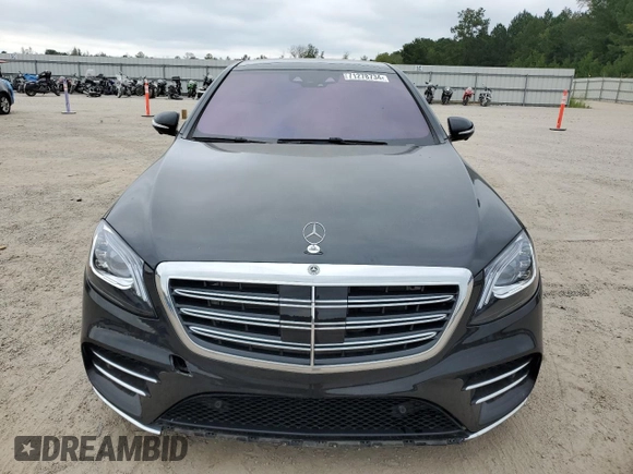 2020 Mercedes-Benz S-Class S 560 with VIN W1KUG8DB9LA569120, listed as a Copart auction lot 71278734 with 57,896 mi miles and Salvage Title. Bid and sale history available at carsss.com. Image 5.