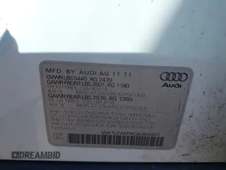 2012 Audi Q5 Premium Plus z VIN WA1LFAFP9CA056601, wystawiony jako IAAI lot #42670560 z przebiegiem 173 143 mil mil oraz . Historia ofert i sprzedaży dostępna na DreamBid. Obrazek 9.