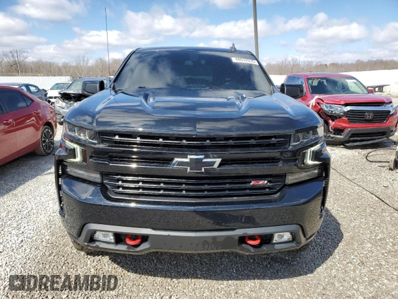 2021 Chevrolet Silverado 1500 LT Trail Boss with VIN 1GCPYFEL6MZ388043, listed as a Copart auction lot 48032035 with 76,082 mi miles and Salvage Title. Bid and sale history available at DreamBid. Image 5.