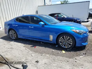 2019 Kia Stinger with VIN KNAE15LA9K6067794, listed as a Copart auction lot 53731455 with 37,817 mi miles and Non Repairable. Bid and sale history available at DreamBid. Image 4.