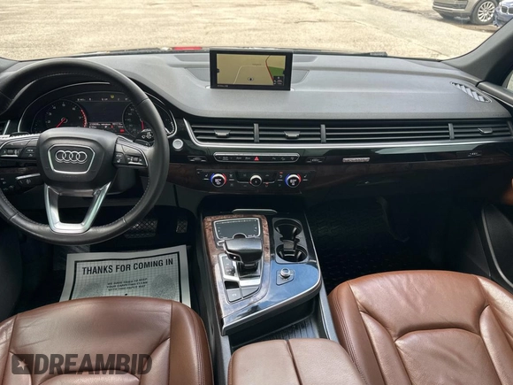2017 Audi Q7 Premium with VIN WA1AAAF72HD008806, listed as a Copart auction lot 53731285 with 210,608 mi miles and Clean title. Bid and sale history available at DreamBid. Image 9.