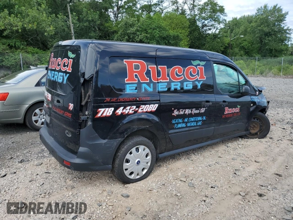 2019 Ford Transit Connect XL with VIN NM0LS7E2XK1394384, listed as a Copart auction lot 65695025 with Not provided miles and Non repairable. Bid and sale history available at DreamBid. Image 3.