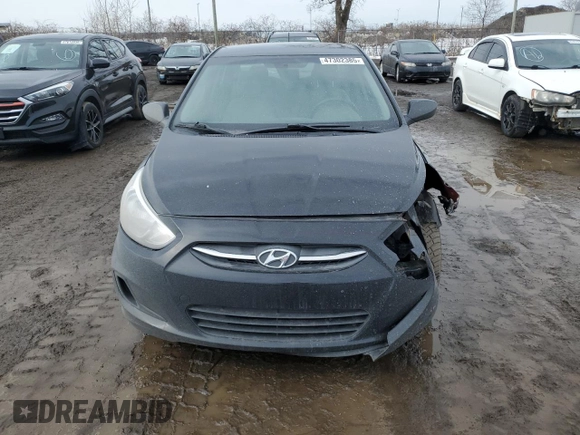 2016 Hyundai Accent SE with VIN KMHCT4AE7GU070485, listed as a Copart auction lot 47302385 with 152,330 mi miles and Salvage Title. Bid and sale history available at carsss.com. Image 5.