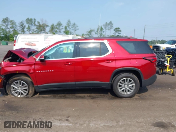 2023 Chevrolet Traverse LT Cloth z VIN 1GNERGKWXPJ196658, wystawiony jako IAAI lot #42404287 z przebiegiem 49 896 mil mil oraz . Historia ofert i sprzedaży dostępna na DreamBid. Obrazek 14.