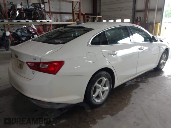 2016 Chevrolet Malibu LS with VIN 1G1ZB5STXGF299468, listed as a IAAI auction lot 42595372 with 136,690 mi miles and . Bid and sale history available at DreamBid. Image 4.