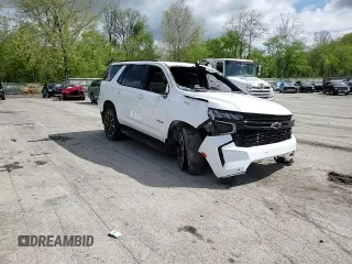 2023 Chevrolet Tahoe RST with VIN 1GNSKRKD4PR208337, listed as a Copart auction lot 56001845 with 30,127 mi miles and Salvage title. Bid and sale history available at DreamBid. Image 14.