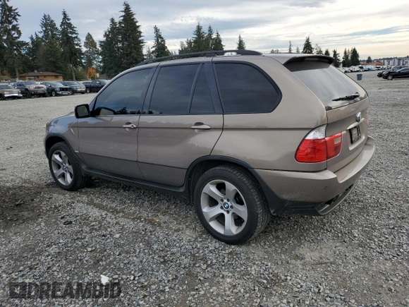 2006 BMW X5 4.4i with VIN 5UXFB53516LV27950, listed as a Copart auction lot 77837014 with 210,855 mi miles and Salvage Title. Bid and sale history available at carsss.com. Image 2.